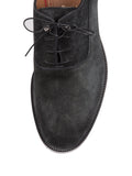 Spotter Flat Suede Balmorals - Black