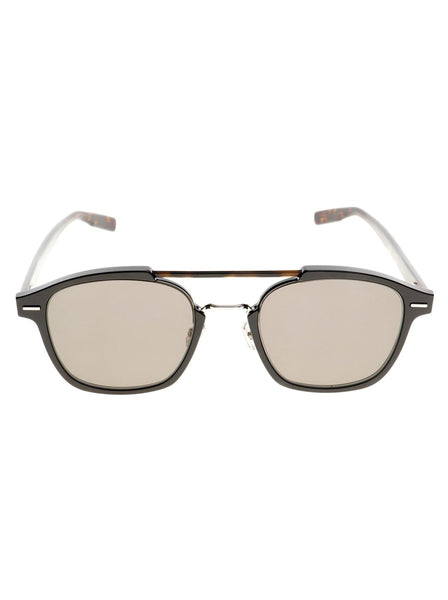 Dior - Al13.13 Square Sunglasses - Black Havana / Gray - ForwardModa