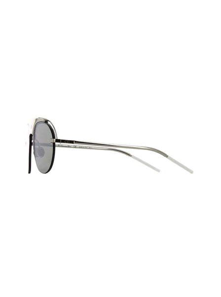 Evoluti2 Aviator Sunglasses - Palladium / Gray Silver