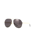 Dior - Astral Aviator Sunglasses - Black Gold / Gray - ForwardModa
