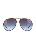 Dior - Astral Aviator Sunglasses - Burgundy Gold / Gray Petrol Gradient - ForwardModa