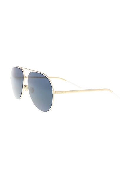 Dior - Astral Aviator Sunglasses - White Gold / Blue - ForwardModa