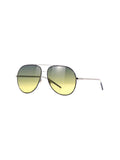 Dior - Astral Aviator Sunglasses - Blue Ruthenium / Green Yellow Gradient - ForwardModa
