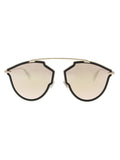 So Real Rise Sunglasses - Black & Gold / Multilayer Gold