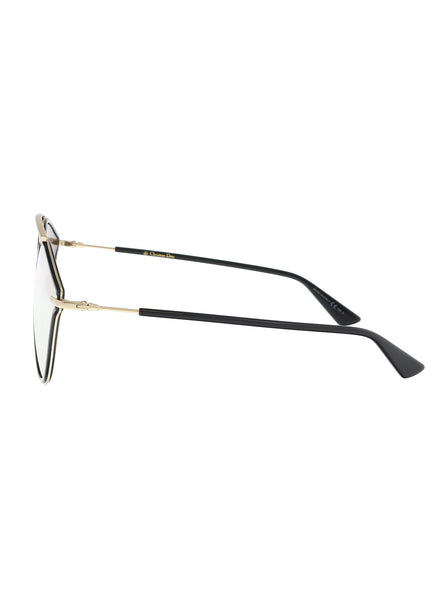 So Real Rise Sunglasses - Black & Gold / Multilayer Gold