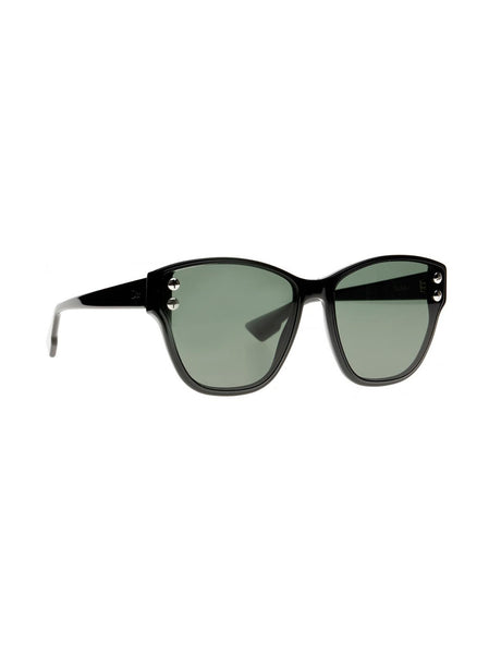 Dior - Addict3 60 MM Sunglasses - Black / Light Green - ForwardModa