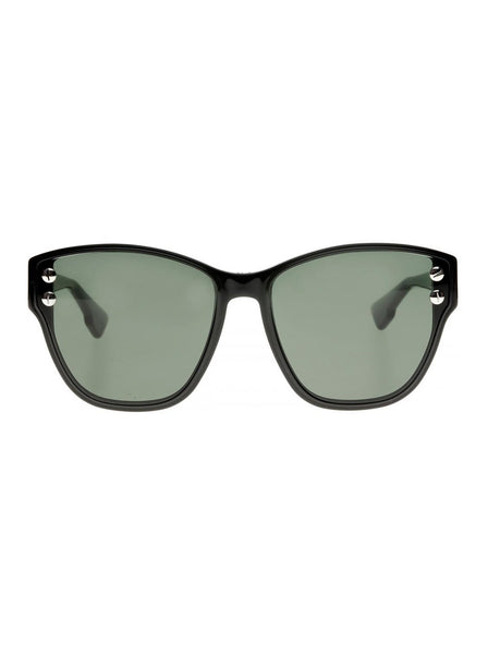 Dior - Addict3 60 MM Sunglasses - Black / Light Green - ForwardModa