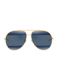 Split 1 Sunglasses - Gold / Blue