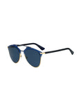 Reflected Aviator Sunglasses - Blue / Blue