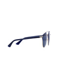 Reflected Aviator Sunglasses - Blue / Blue