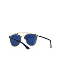 Reflected Aviator Sunglasses - Blue / Blue