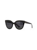 Soft1 Cat Eye Sunglasses - Shiny Black / Gray