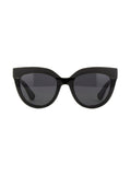Soft1 Cat Eye Sunglasses - Shiny Black / Gray