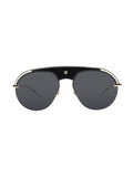 Evolution Aviator Sunglasses - Black Gold / Gray