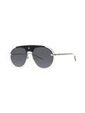 Evolution Rimless Sunglasses - Black Palladium / Gray