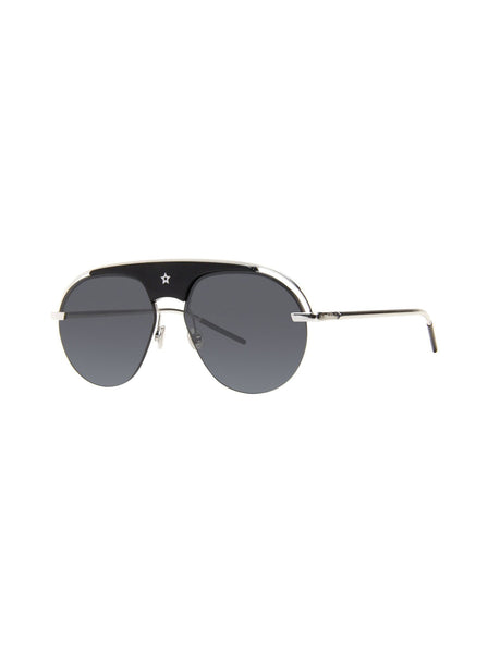 Evolution Rimless Sunglasses - Black Palladium / Gray