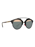 So Real Sunglasses - Black & Havana / Grey Rose Gold