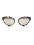 Dior - 0209S Round Sunglasses - Havana Matte Black / Gray Ivory - ForwardModa