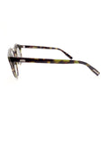 Dior - 0209S Round Sunglasses - Havana Matte Black / Gray Ivory - ForwardModa
