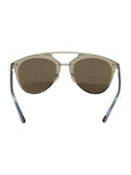 Reflected P Sunglasses - Ruthenium & Blue / Azure