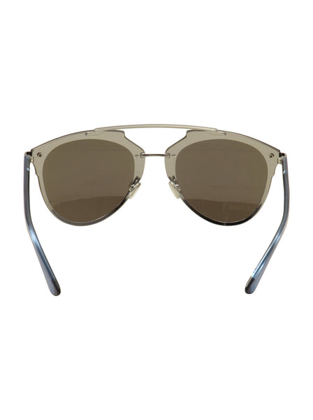 Reflected P Sunglasses - Ruthenium & Blue / Azure