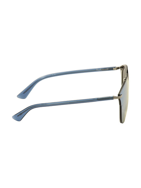 Reflected P Sunglasses - Ruthenium & Blue / Azure