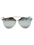 Reflected P Sunglasses - Ruthenium & Blue / Azure