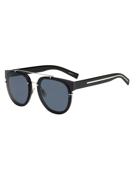 Dior - Blacktie143Sa Round Sunglasses - Black / Blue - ForwardModa