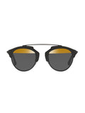 So Real Sunglasses - Black / Grey & Gold