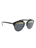 So Real Sunglasses - Black / Grey & Gold