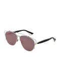 Technologic Sunglasses - Silver & Black / Gray Rose