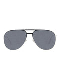 Dior - 0205S Aviator Sunglasses - Palladium Black / Gray Abstract Mirrored - ForwardModa