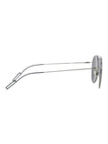Dior - 0205S Aviator Sunglasses - Palladium Black / Gray Abstract Mirrored - ForwardModa