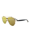 Technologic Sunglasses - Gold & Black / Brown Gold