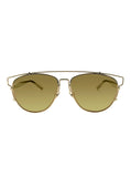 Technologic Sunglasses - Gold & Black / Brown Gold