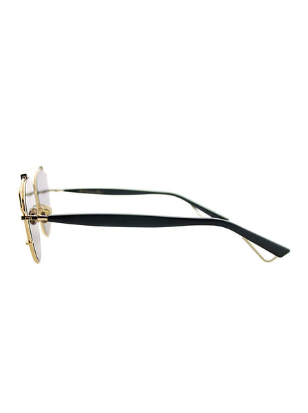 Technologic Sunglasses - Gold & Black / Brown Gold
