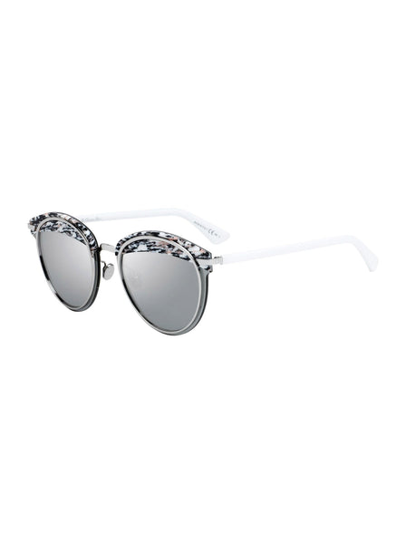 Offset1 Sunglasses - Silver White / Gray Silver Gradient