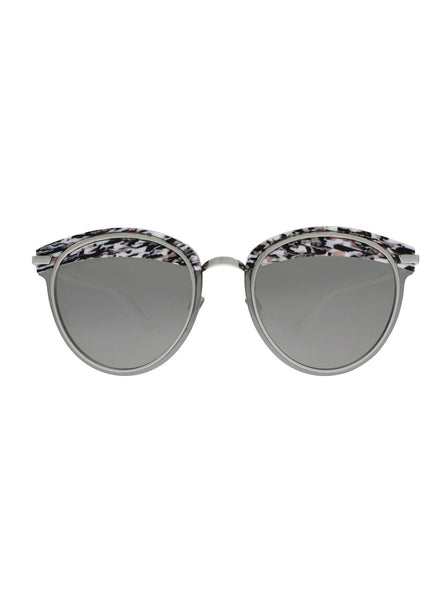 Offset1 Sunglasses - Silver White / Gray Silver Gradient