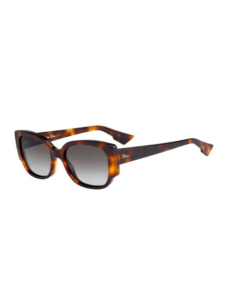 Night2 Rectangle Sunglasses - Havana / Brown Gradient