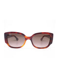 Night2 Rectangle Sunglasses - Havana / Brown Gradient