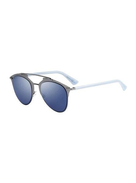 Reflected Aviator Sunglasses - Dark Ruthenium Blue / Blue Sky Mirror