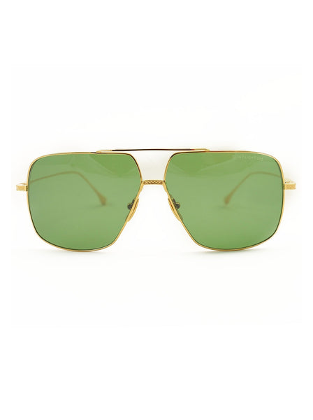 Flight .005  Aviator Sunglasses - Gold / Vintage Green
