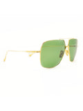 Flight .005  Aviator Sunglasses - Gold / Vintage Green