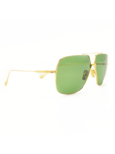Flight .005  Aviator Sunglasses - Gold / Vintage Green