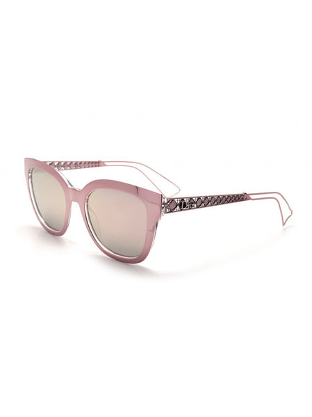 Diorama1 Sunglasses - Pink Crystal / Grey Rose Gold