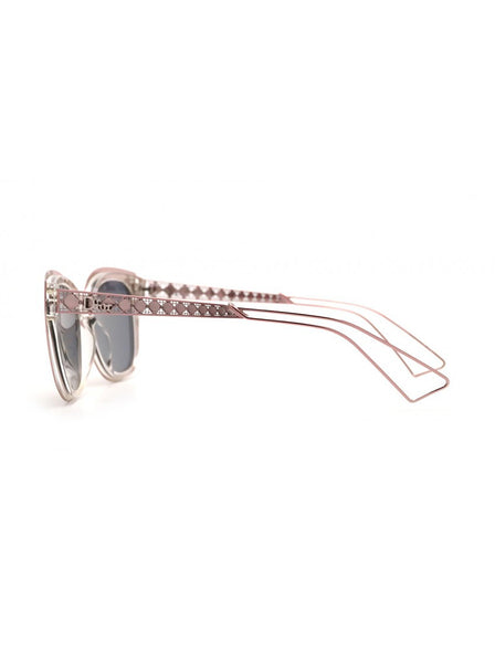 Diorama1 Sunglasses - Pink Crystal / Grey Rose Gold
