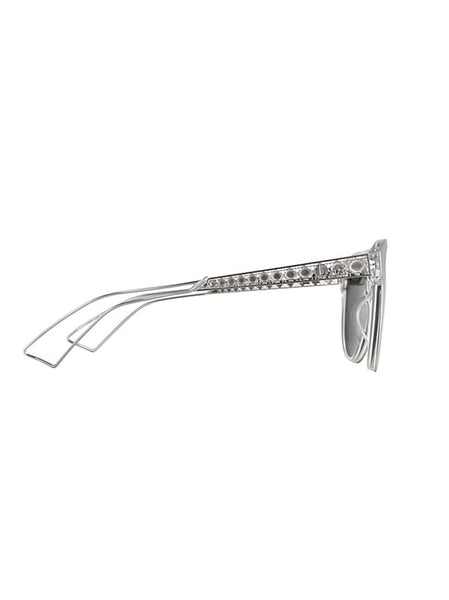 Diorama2 Sunglasses - Silver Palladium / White