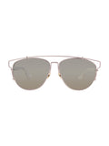 Technologic Sunglasses - Pink & White / Grey Silver
