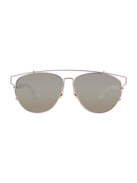 Technologic Sunglasses - Pink & White / Grey Silver