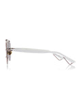 Technologic Sunglasses - Pink & White / Grey Silver